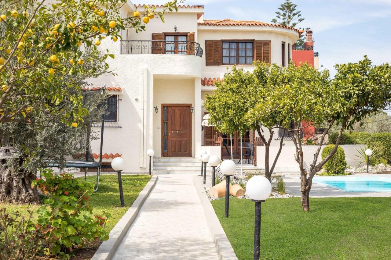Hriska Luxury Villa Ιξιά Εξωτερικό φωτογραφία